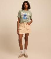 Camiseta Alongada em Algodão com Estampa Stitch - 2