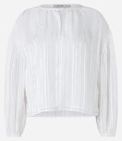 Blusa em Chiffon com Manga 3/4 e Fio Tinto Metalizado - 1