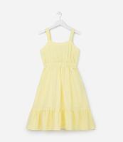 Vestido Infantil com Amarração nas Costas - Tam 5 a 14 Anos - 1