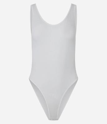 Body Regular Texturizado em Seamless com Alça Larga