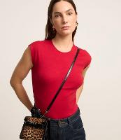 Blusa Canelada em Ribana com Manga Sem Cava - 3