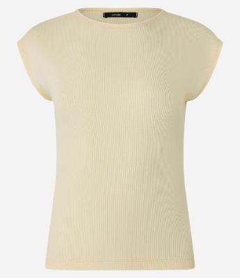 Blusa Canelada em Ribana com Manga Sem Cava