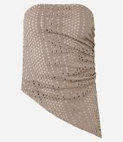 Blusa Texturizada com Decote Tomara que Caia e Textura de Furinhos - 1