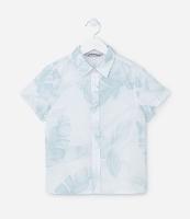 Camisa Infantil com Estampa Folhagens - Tam 5 a 14 Anos - 1