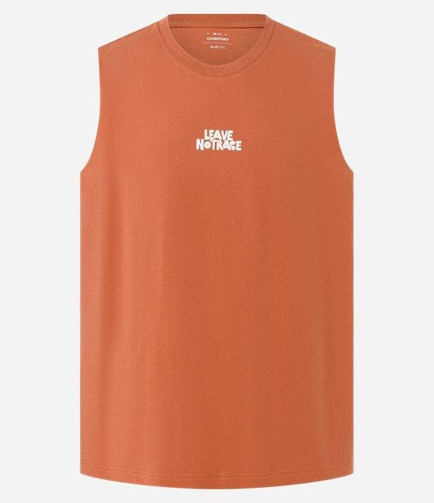 Regata Comfort em Algodão com Estampa Letting - 1