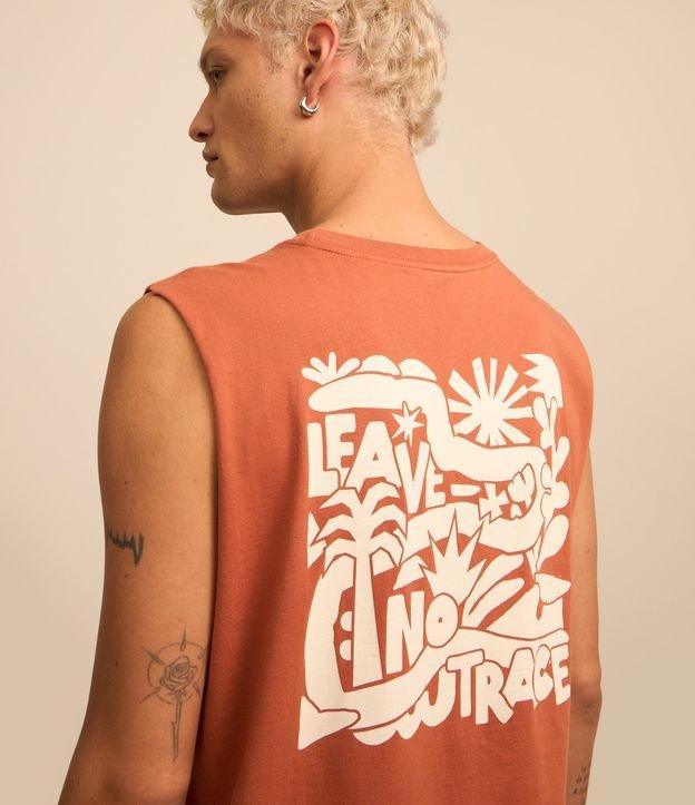 Regata Comfort em Algodão com Estampa Letting - 2