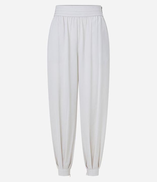 Calça Aladim Alfaiatada com Pregas na Barra - 1