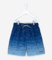 Bermuda Infantil em Microfibra com Estampa One Piece - Tam 4 a 12 Anos - 1