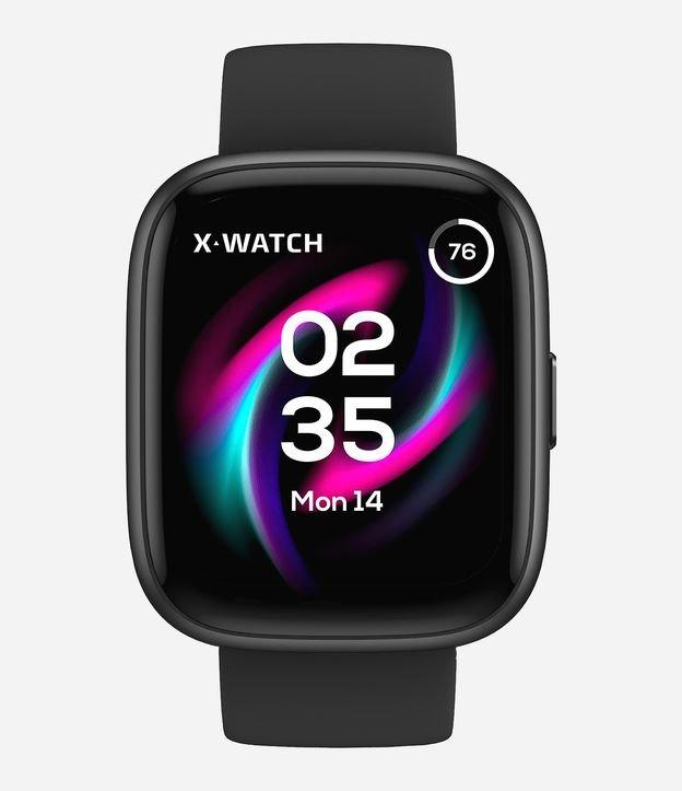 Relógio Unissex SmartWatch X-Watch com Pulseira em Silicone - 1