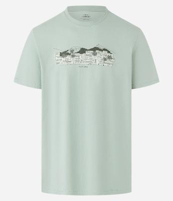 Camiseta Comfort em Algodão com Estampa Rua da Saudade