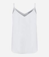 Blusa de Alça em Crepe com Decote V - 1