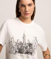 Blusa em Algodão com Estampa New York City - 2
