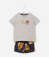 Conjunto Infantil com Estampa Rei Leão - Tam 1 a 5 Anos - 1