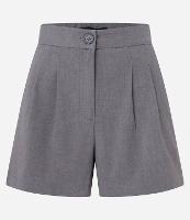 Short Alfaiatado com Pregas e Bolsos - 1