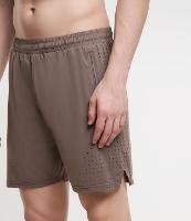 Bermuda Esportiva em Microfibra Pesada com Laser Cut - 1