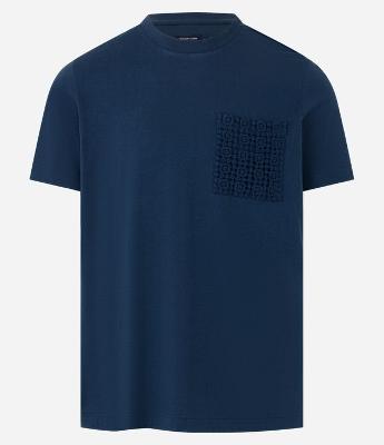 Camiseta em Algodão e Bolso Frontal com Detalhes