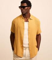 Camisa Comfort em Algodão com Textura - 1