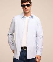 Camisa Regular em Alfaiataria Listrada - 1