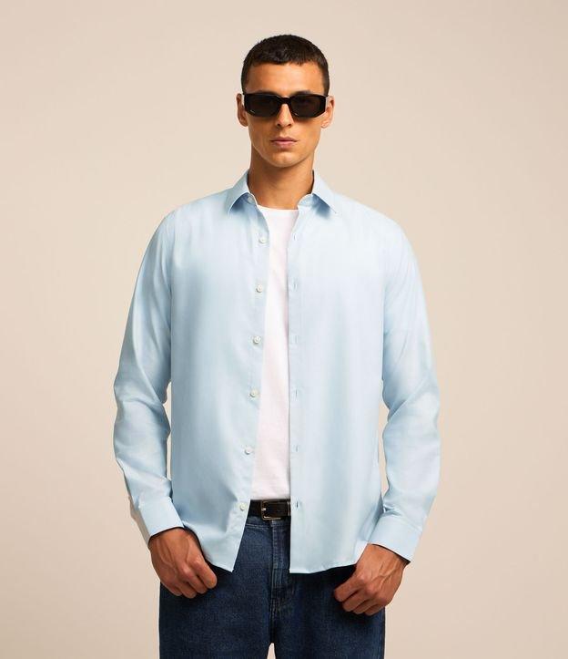 Camisa com Tecnologia Repelente a Água com Gola Lapela - 1