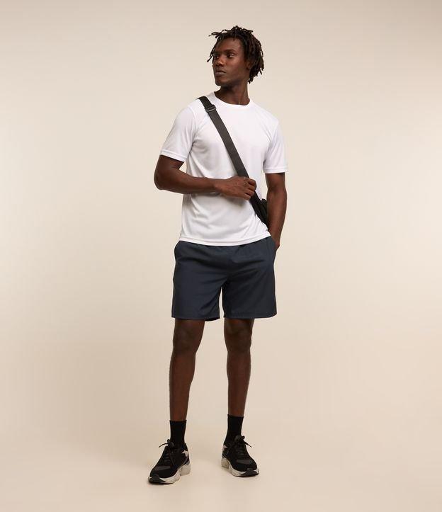 Bermuda Esportiva com Cós Elástico e Cordão - 3