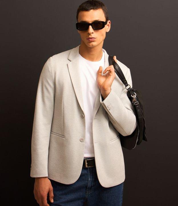 Blazer Super Slim de Malha sem Forro - 1