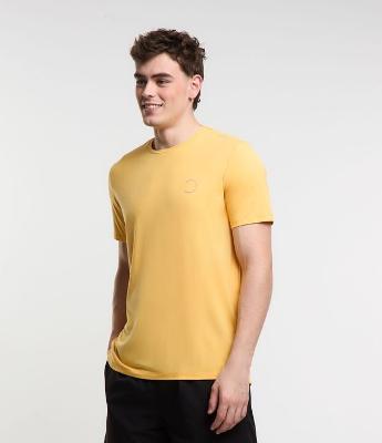 Camiseta Esportiva em Tecnologia Dry com Estampa Lettering