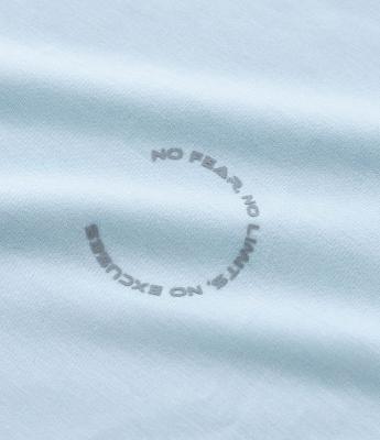 Camiseta Esportiva em Tecnologia Dry com Estampa Lettering