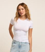 Blusa em Jersey com Barra Assimétrica - 1