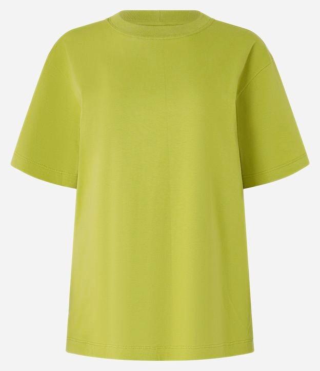 Camiseta em Algodão com Gola Redonda - 1