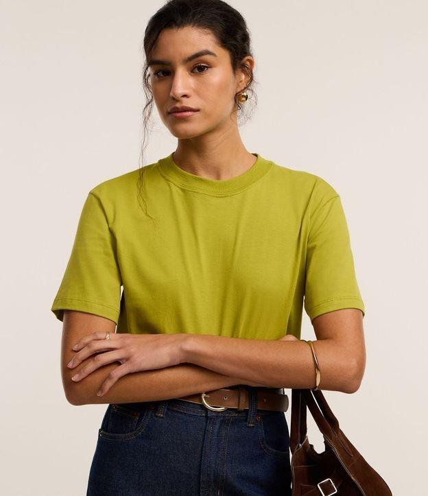 Camiseta em Algodão com Gola Redonda - 2