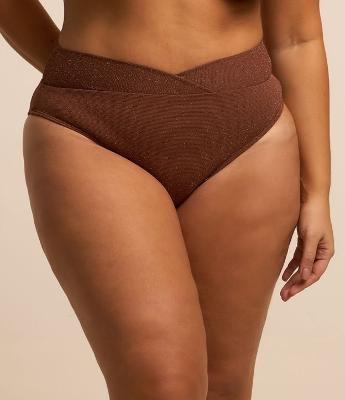 Biquíni Calcinha Hot Pants com Brilho Curve & Plus Size
