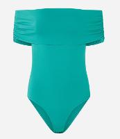 Body em Jersey Ombro a Ombro com Pala Larga - 1