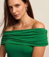 Body em Jersey Ombro a Ombro com Pala Larga - 2