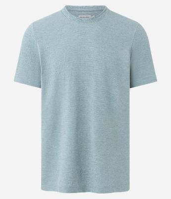 Camiseta Regular em Algodão com Textura