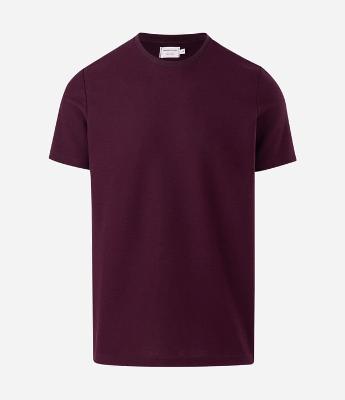 Camiseta Regular Básica com Textura Colmeia