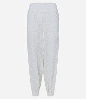 Calça Cenoura Cintura Alta em Chiffon com Flores Bordadas - 1