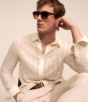 Camisa Regular em Algodão com Textura e Furinhos - 1