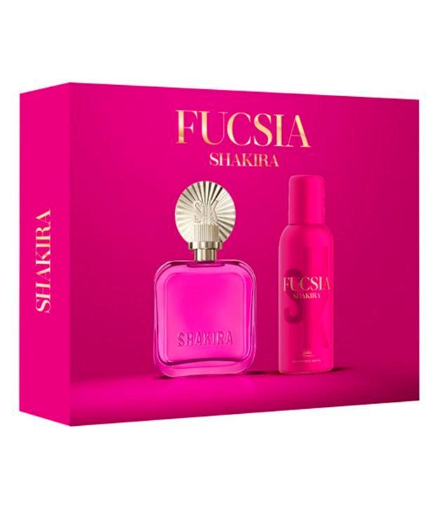 Kit Perfume Shakira Fucsia Eau de Parfum 80ml + Desodorante Spray 150ml - 1