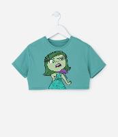 Camiseta Cropped Infantil com Estampa Divertidamente - Tam 2 a 10 Anos - 1