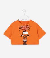 Camiseta Cropped Infantil com Estampa Divertidamente - Tam 2 a 10 Anos - 1