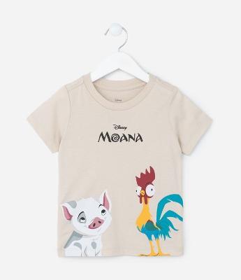 Camiseta Infantil com Estampa Hei Hei e Puá - Tam 2 a 5 Anos