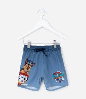 Bermuda Infantil com Estampa Patrulha Canina - Tam 2 a 5 Anos - 1