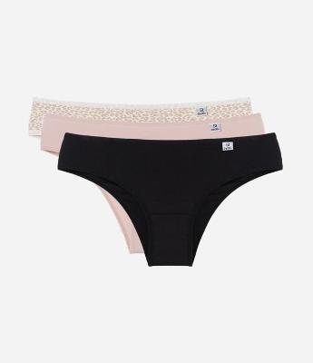 Kit 02 Calcinhas Biquíni em Microfibra DelRio