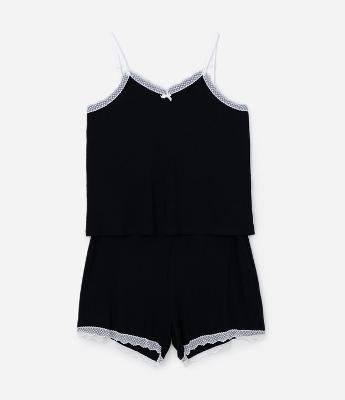 Short Doll em Viscose com Renda Curve & Plus Size