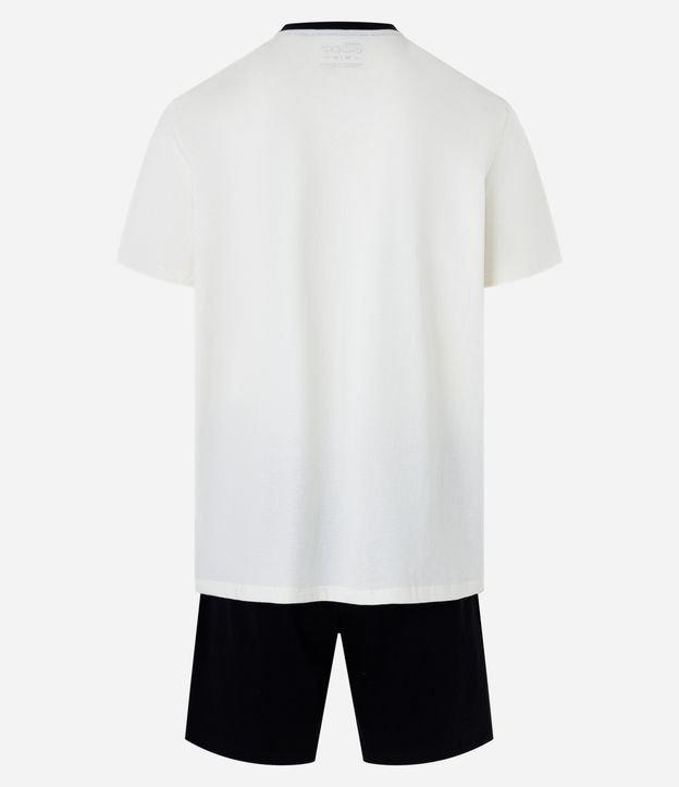 Pijama Curto em Algodão com Estampa Garfield - 1