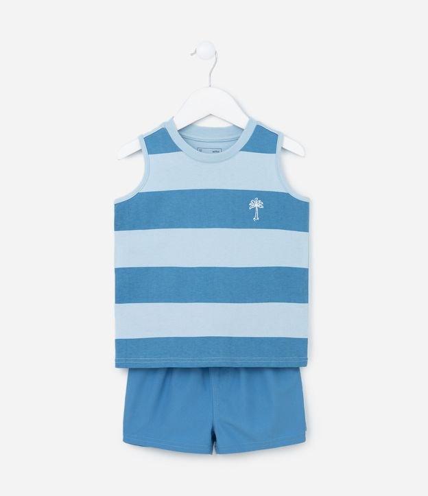 Conjunto Infantil com Estampa Listrada - Tam 1 a 5 Anos - 1