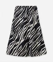 Saia Longa Acetinada Animal Print Curve & Plus Size - 1