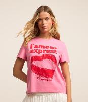 Blusa T-shirt em Algodão com Estampa L Amour Express - 2