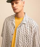 Camisa Relaxed em Algodão com Estampa Fil a Fil - 1