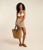 Saída de Praia Saia Curta em Crochê com Ponto Vazado - 2